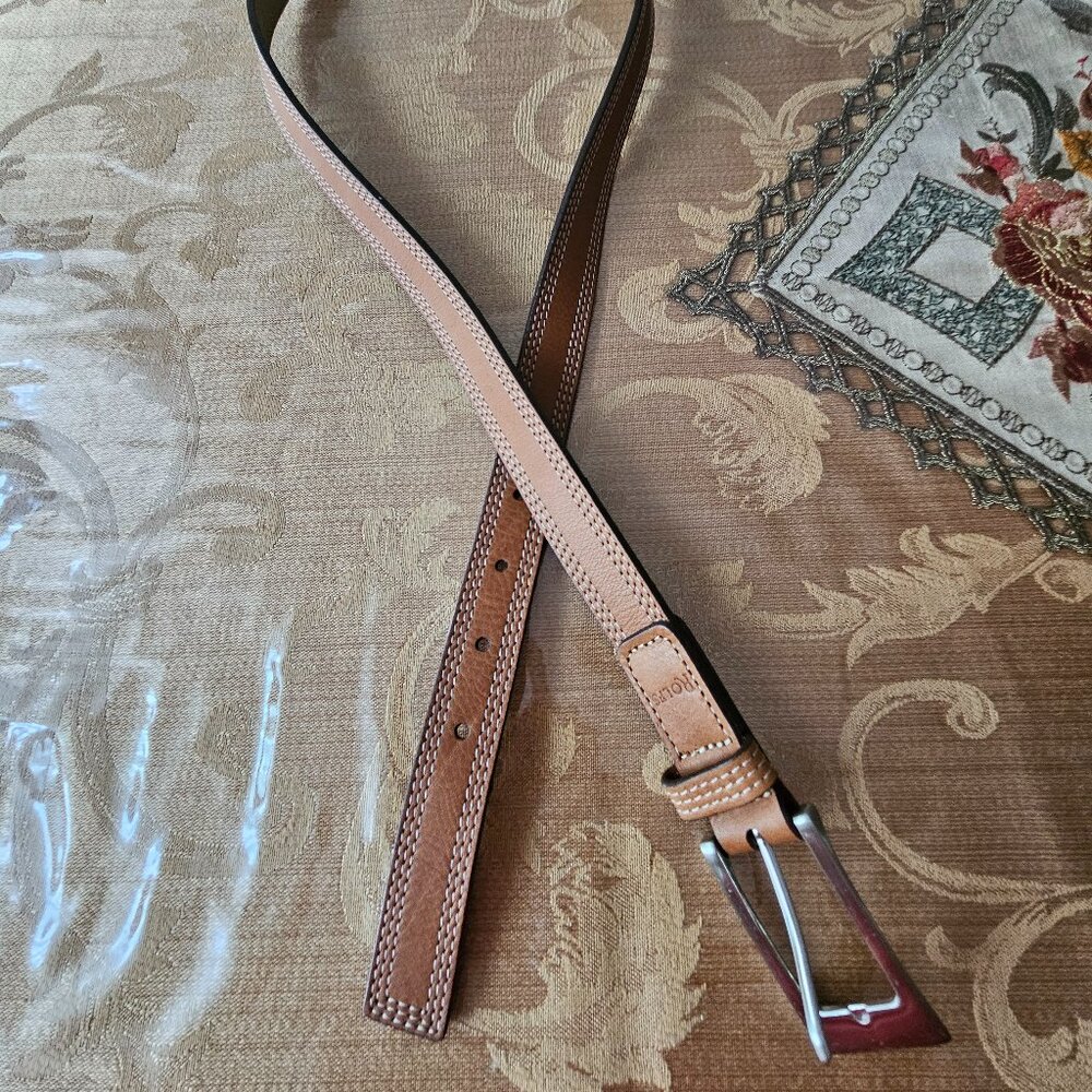 Rolfs Brown Leather Belt